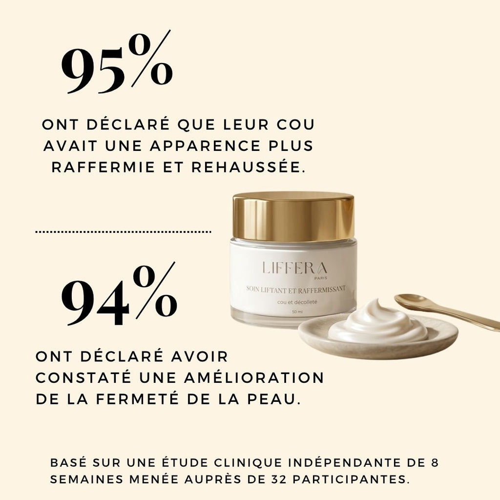 Soin liftant cou et décolleté