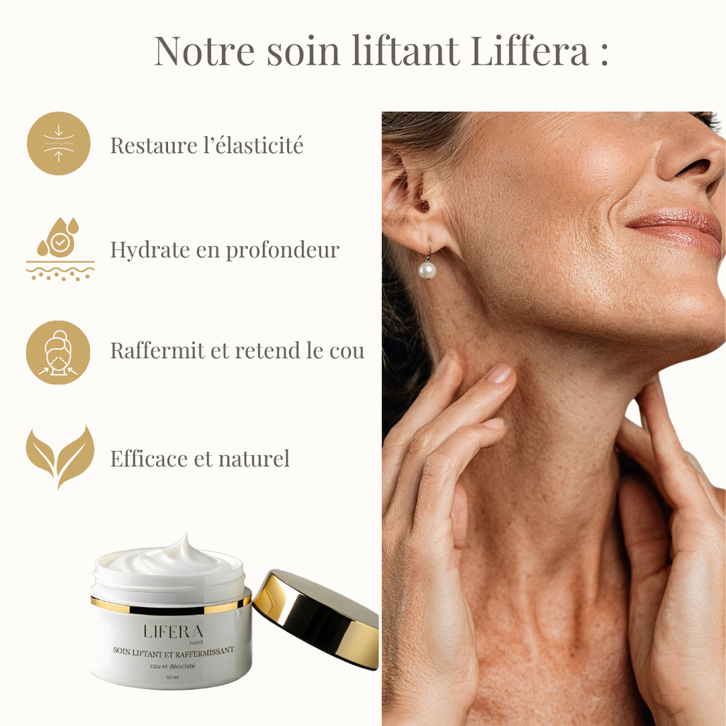 Soin liftant cou et décolleté