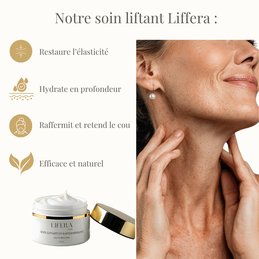 Soin liftant cou et décolleté