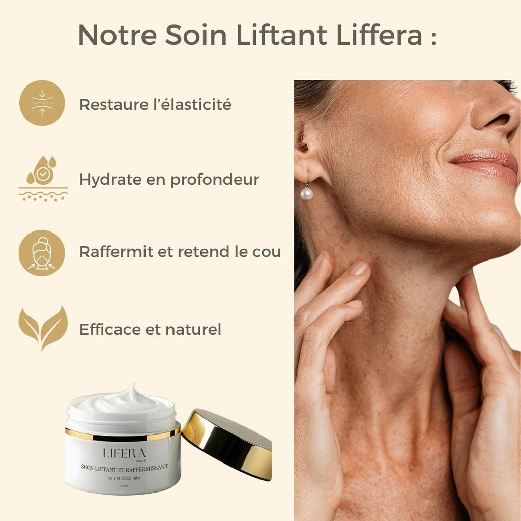 Soin liftant cou et décolleté