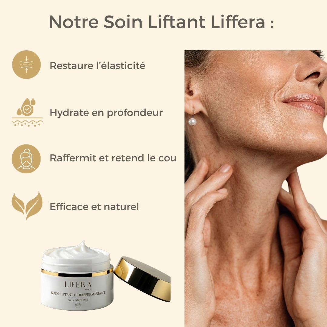 Soin liftant cou et décolleté