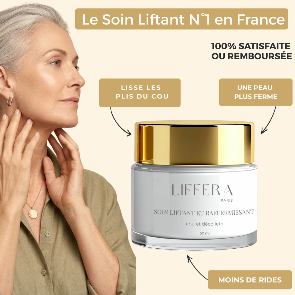 Soin liftant cou et décolleté