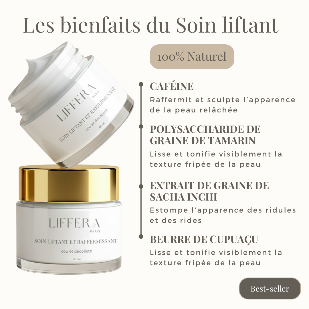 Soin liftant cou et décolleté