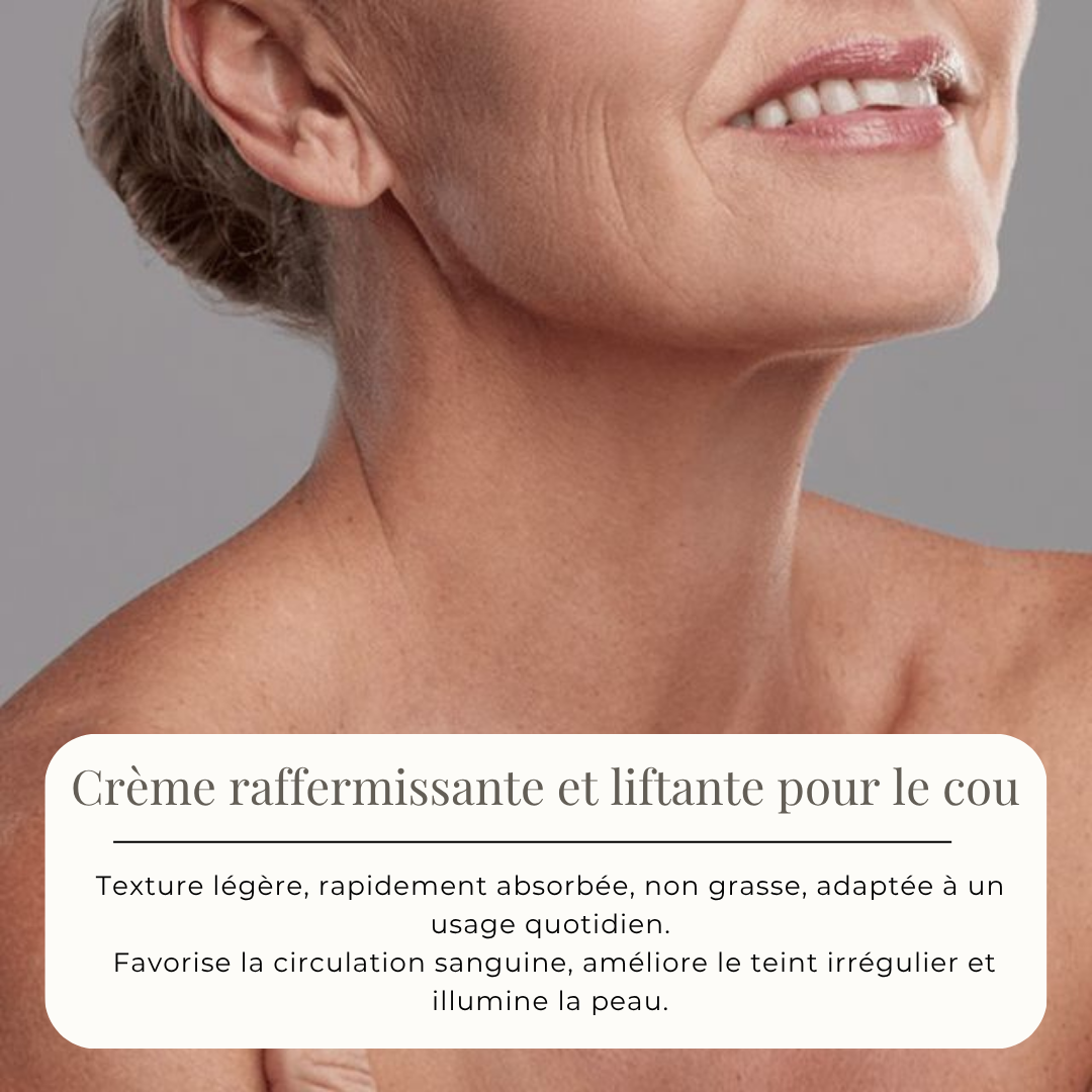 Soin liftant cou et décolleté